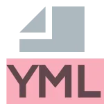 File Yaml SVG Icon